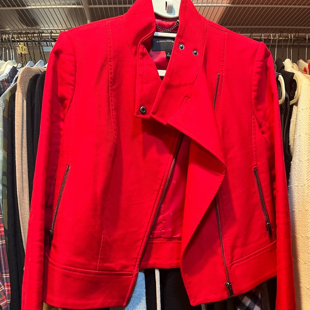Banana Republic Red Jacket